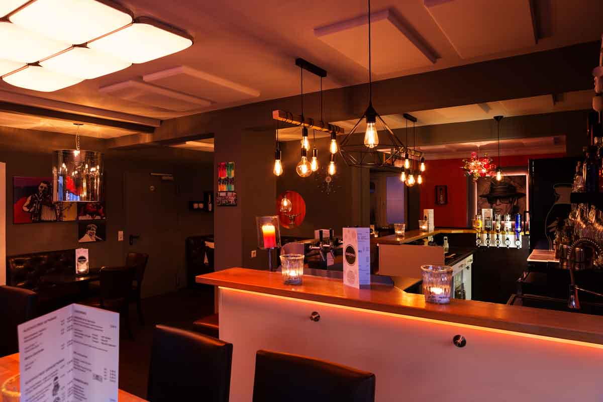 Lichtstimmung in der Bar